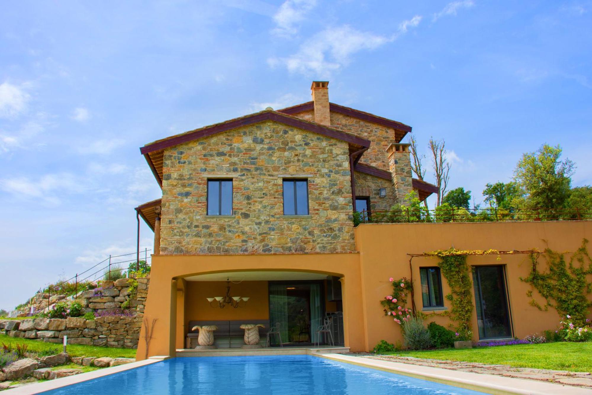 Villa Privata Con Piscina A Riparbella Castellina Marittima Extérieur photo