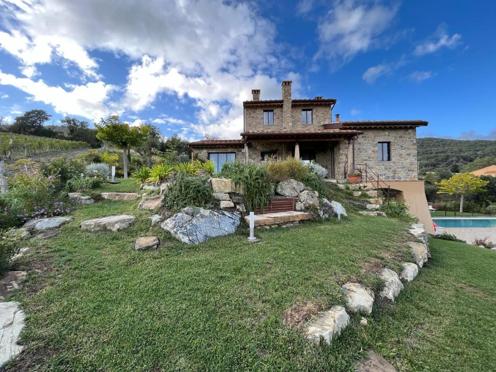 Villa Privata Con Piscina A Riparbella Castellina Marittima Extérieur photo